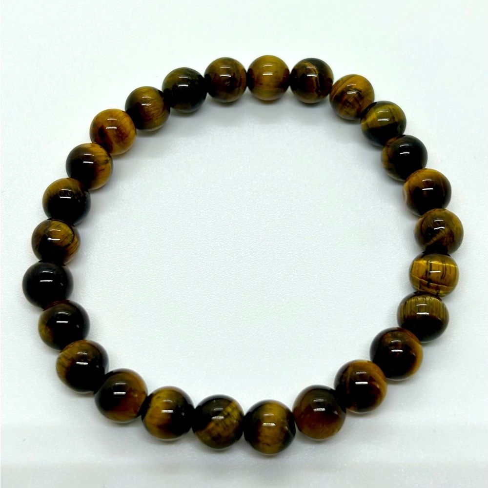 Natural Tiger Eye 8mm Healing Stretch Bracelet